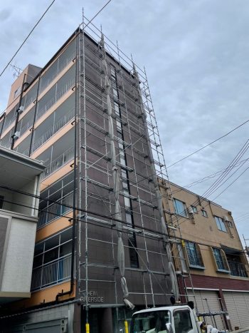 大阪市北区 仮設足場工事
